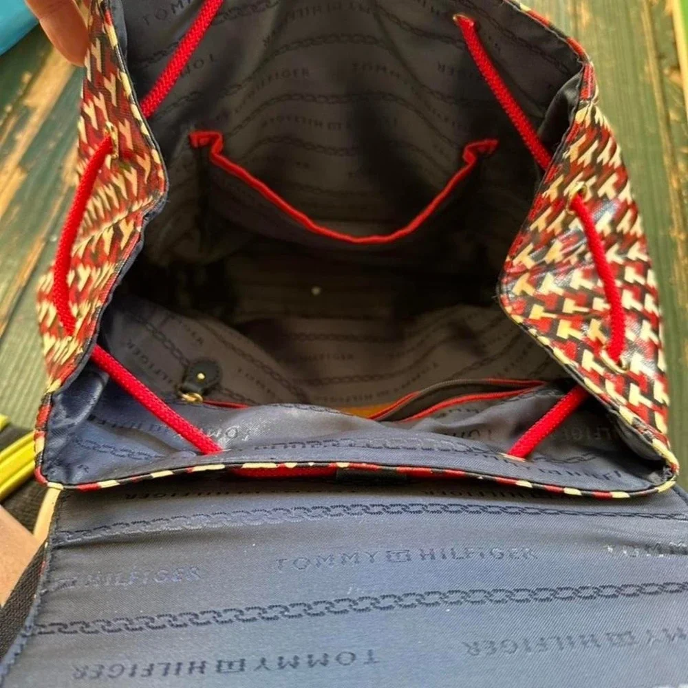 Tommy‎ Hilfiger red & black backpack